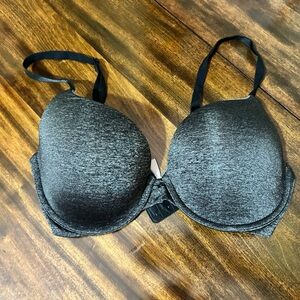 Victoria's Secret Charcoal T-shirt push up 32DD Bra